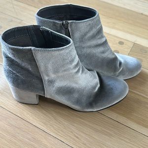 Circus by Sam Edelman Silver Ankle Boots